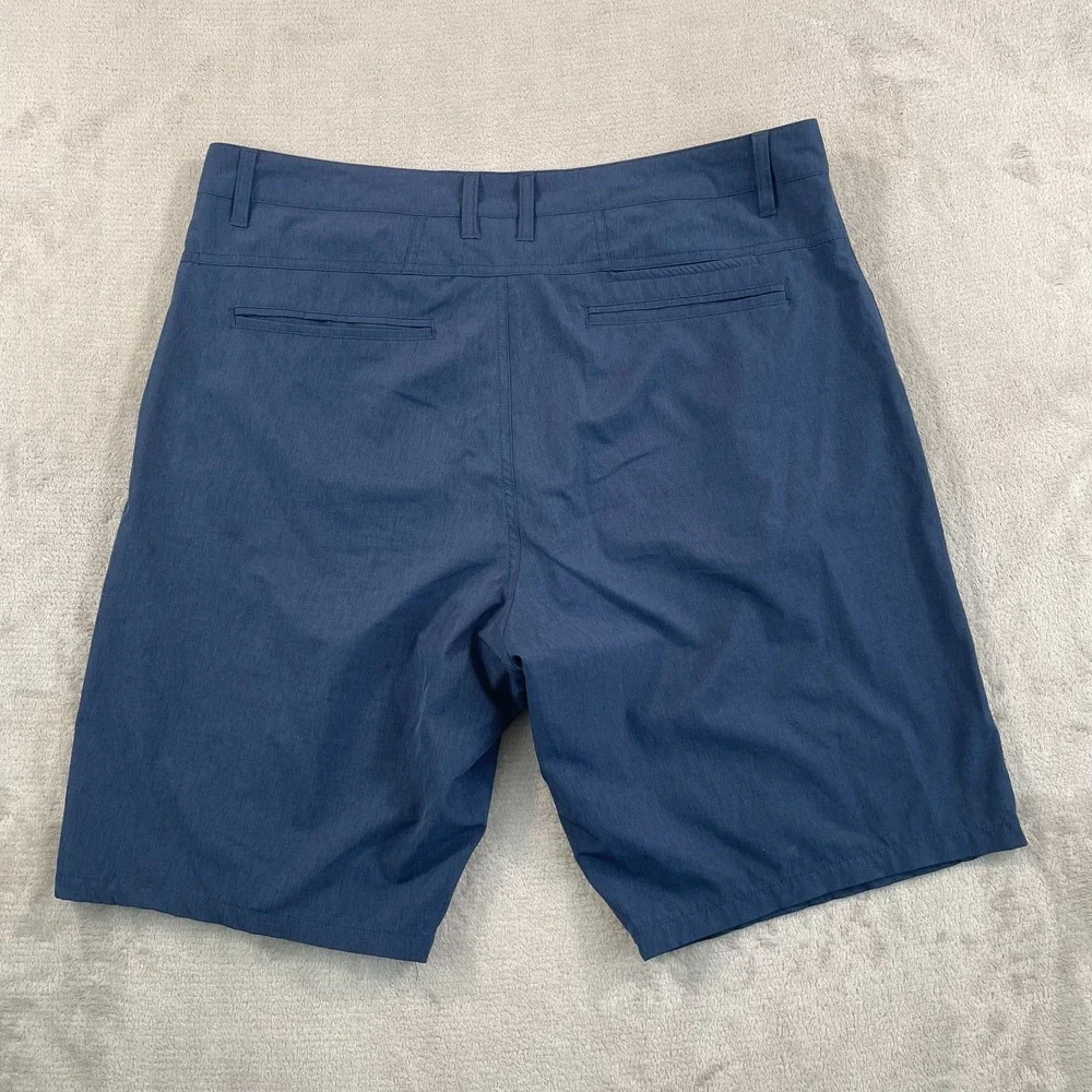 BKE Buckle Hybrid Shorts Men 38x9.5 (Tag 36) Blue Performance 21L Beach NWOT‎